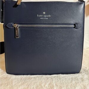 Kate Spade Blazer Blue Leather Crossbody
